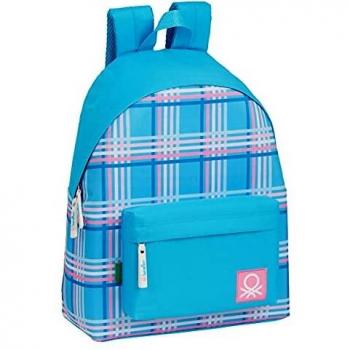 Day Pack Infantil de Benetton Tartan, 330x150x420 mm