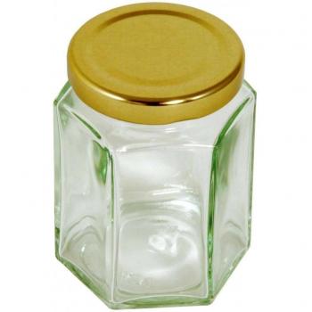 Tala 8 oz Tarro Hexagonal con Tornillo Tapa