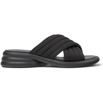 Sandalias planas de mujer lisas cruzadas