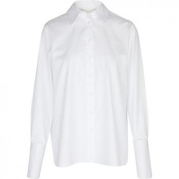 InWear Vex Loose Fit White Blouse for Women - Size 2XL