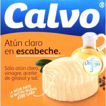 Calvo Atún en Escabeche - Paquete de 24 x 80 gr - Total: 1920 gr
