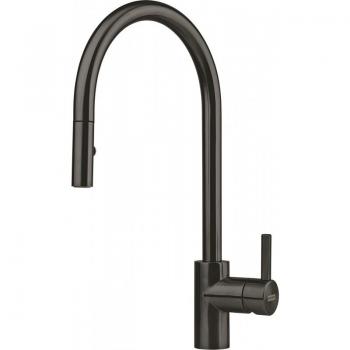 Grifo de Cocina Monomando Franke EOS Neo Antracita con Caño Alto y Erogación Extraíble