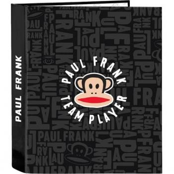 Carpeta F. 4 Anillas Lomo Ancho Paul Frank Team Player