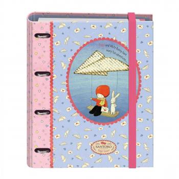 Carpeta de 4 Anillas Santoro Poppi Loves con Recambio A4