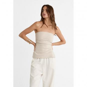 Stradivarius Stone Bandeau Top with Side Slits M