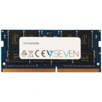 V7 32GB DDR4 2666MHz CL19 Non-ECC SO-DIMM PC4-21300 1.2V Memory Module