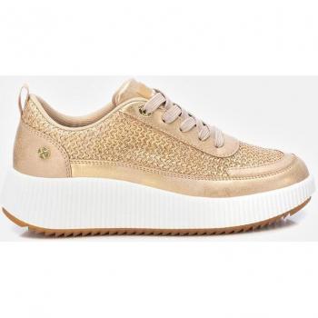 Zapatilla de mujer Xti 142882 oro cordón