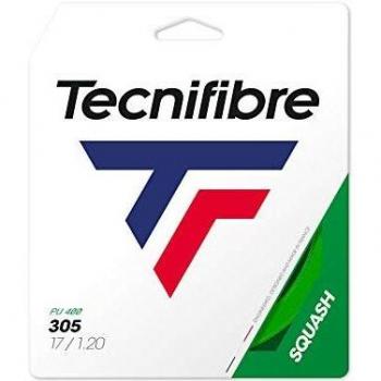 Tecnifibre Squashsaite TF 305 Squash Green, 1,20mm, 9,5 mtr Garnitur, 122370 Cuerdas, Unisex Adulto, Verde, 9.5