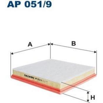 Filtro de aire FILTRON AP 051/9 - Filtro de aire para vehículos, diseñado para optimizar el flujo de aire en el motor, fabricado con materiales de alta calidad, proporciona una excelente filtración y prolonga la vida útil