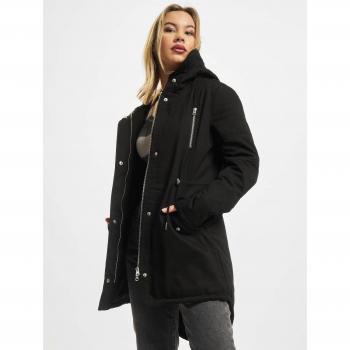 Urban Classics Women's Sherpa Lined Cotton Parka - Winter Jacket - Black - XS to 5XL
