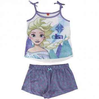 Frozen Elsa - pijama sin mangas 2 piezas 100% algodón