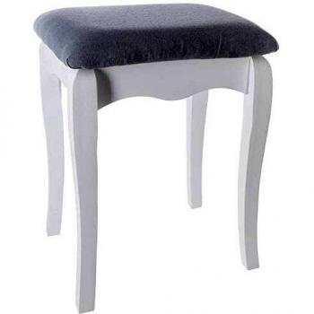 Taburete Tocador Aurell Atmosphera - L. 35 X P. 28 X H. 46 Cm