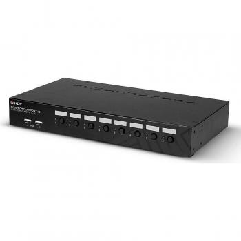 Lindy 8 Port DisplayPort 1.2 USB 2.0 and Audio KVM Switch
