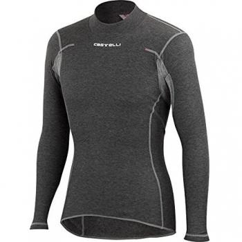 Castelli Flanders Warm Long Sleeve Base Layer - Grey - XXL
