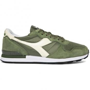 Diadora Camaro Unisex Green Lace-Up Sneakers