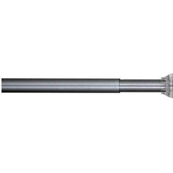 Barra Telescópica para Cortina de Ducha Ajustable 70-115 cm, Aluminio Mate