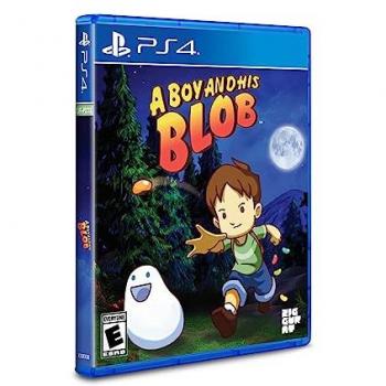A Boy And His Blob (Import) - Juego Físico para Consola Sony PlayStation 4 PS4, características: juego de plataformas y aventuras, desarrollado por WayForward Technologies, incluye gráficos en 2D animados a mano, mec