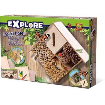 Hotel de Insectos SES Creative - Conjunto de Construcción Multicolor para Jardines y Actividades al Aire Libre