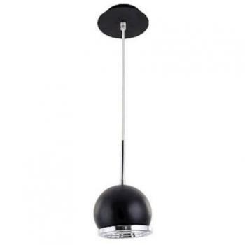 Lámpara de Suspensión Epikasa Ball, Metal Negro, 14x14x8.35 cm