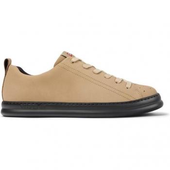 CAMPER Runner - Men's Beige Suede Sneakers in Size 45