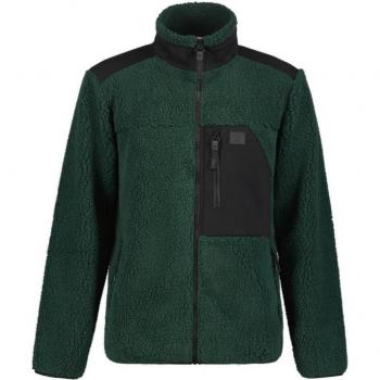 Icepeak Ardem Men's Fleece Outdoor Jacket - Dark Green, 100% Polyester