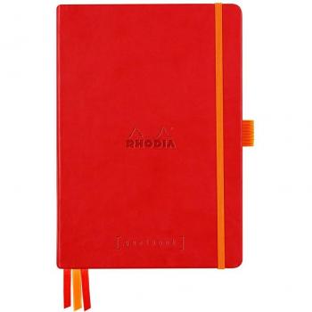 Cuaderno Goalbook rígido A5 - Rhodia 118783C - Dot (puntado) - Rojo amapola