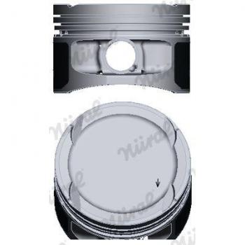 Pistón NÜRAL 87-447807-00 - Pistón de alta calidad, fabricado en aleación de aluminio, diseñado para motores de combustión interna, con un diámetro específico y una altura optimizada para un rendimiento mejorado