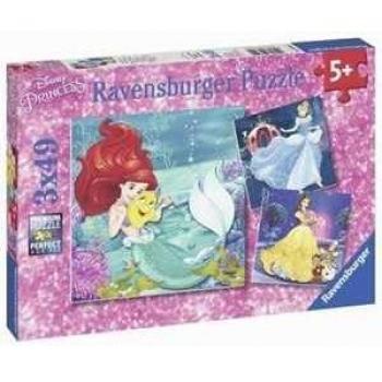 Ravensburger Disney Princess Adventure 3 x 49 Piece Jigsaw Puzzles for Kids Age 5 Years Up