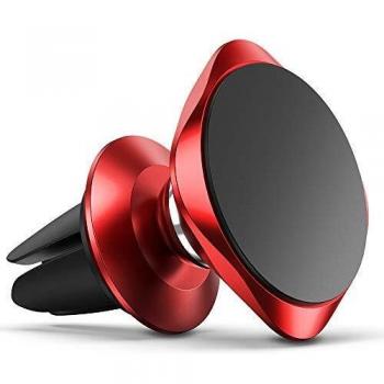 Warxin Soporte Movil Coche Magnético, Iman Móvil Coche Soporte para Ventilación Teléfono Soporte 360 Grados Rotación Universal con Rejillas del Aire para iPhone Samsung Huawei Smartphone-