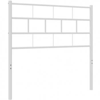 Cabecero de metal blanco 107 cm