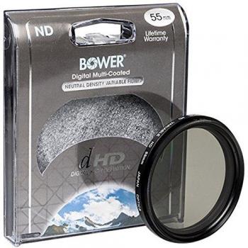 Filtro de Densidad Neutra Variable ND4-ND256 de 55mm para Nikon