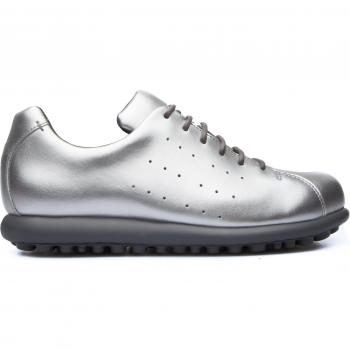 CAMPER Pelotas XLite Women's Sneakers - Grey Smooth Leather, Size 41/10