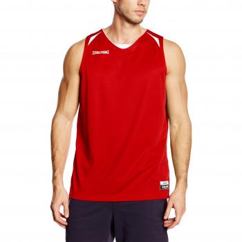 Spalding Bekleidung Teamsport Attack Tank Top - Camiseta de baloncesto para hombre, color rojo / blanco, talla 3XL