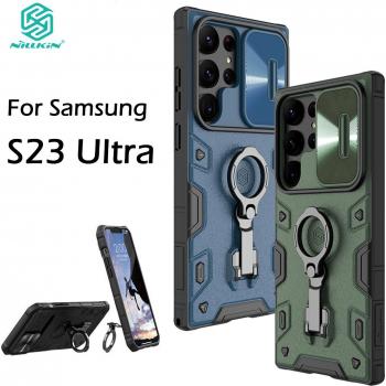 Funda NILLKIN CamShield Armor Pro para Samsung Galaxy S23 Ultra - Protección Anti-caída y Lente