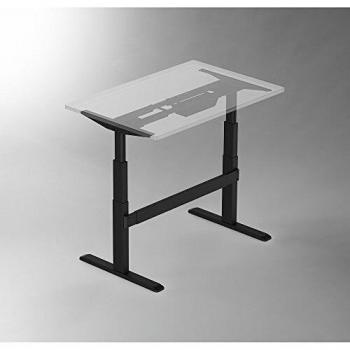 celexon Tabla sobremesa - 150x75 cm - Blanco - combina con eAdjust-65120 - Recubierto de Resina melamínica - aglomerado -ABS lipping