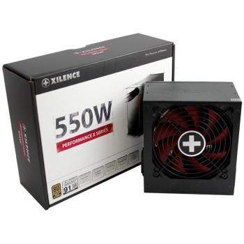 Xilence xn071 Performance X Fuente de alimentación, 550 W Negro