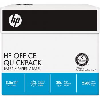 Papel Multifuncional A4 HP Office 80 g/m² Blanco (Pack de 2500 Hojas)