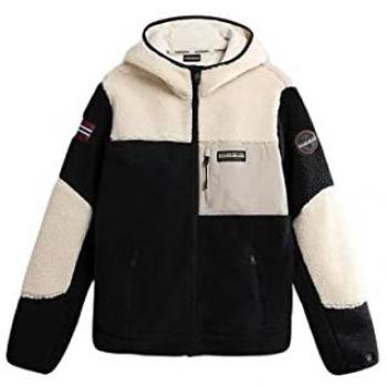 Napapijri Yupik 3 Full Zip Fleece Hoodie Black 2XL Male