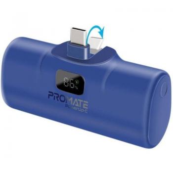 Promate PowerUp-C Mini-Powerbank USB-C 5000mAh Azul