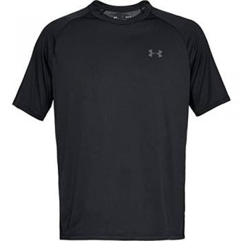 Camiseta de Manga Corta Under Armour Tech™ 2.0 para Hombre, Color Negro, Talla XS / Regular