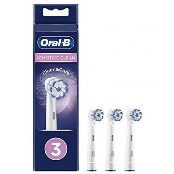 Oral-B Sensitive Clean Replacement Brush Heads - 3 Pack