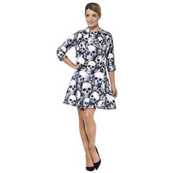 Smiffy's - Traje Esqueleto con Chaqueta y Vestimenta