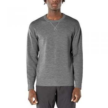 Icebreaker Nova - Sudadera de Lana Merina, Gritstone HTHR, Medium