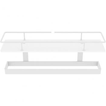 Toallero de barra con repisa Turín - Elegante y funcional accesorio para baño