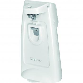 Clatronic DO 3627 Abrelatas Eléctrico con Afilador Integrado, Potencia de 80W