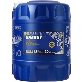 Aceite de motor MANNOL Energy 5W-30 Sintético, 20 Litros, API SN/CH-4, ACEA A3/B4