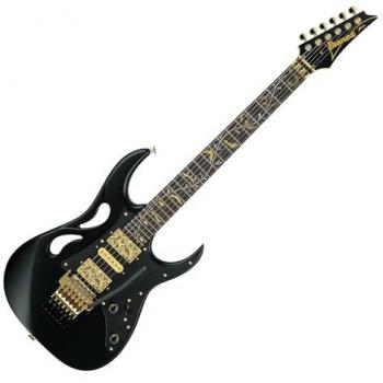 Ibanez PIA3761 Onyx Black Electric Guitar - Steve Vai Signature Model with Rosewood Fretboard