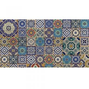 Decowood - Cabecero Estampado para Cama Dormitorio, Hidráulico, Madera Natural - 180 x 80 cm