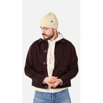 Barts Men's Wyon Beige Beanie with Logo Detail