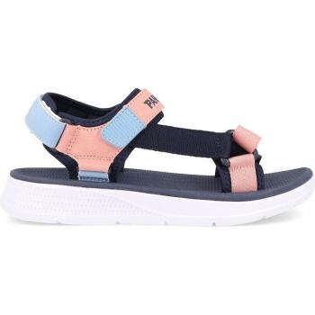 Sandalias deportivas para mujer marca PAREDES Ibias en color azul marino con cierre de velcro y suela de goma